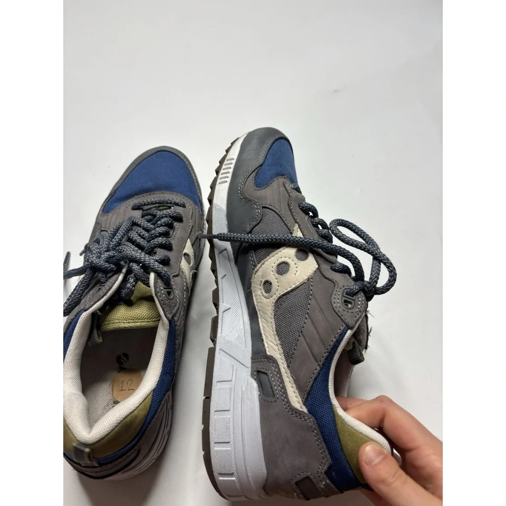 Saucony Shadow Trainers 5000 Original Gray/Blue/Green Men's Size 10.5 Casual - Picture 7 of 9